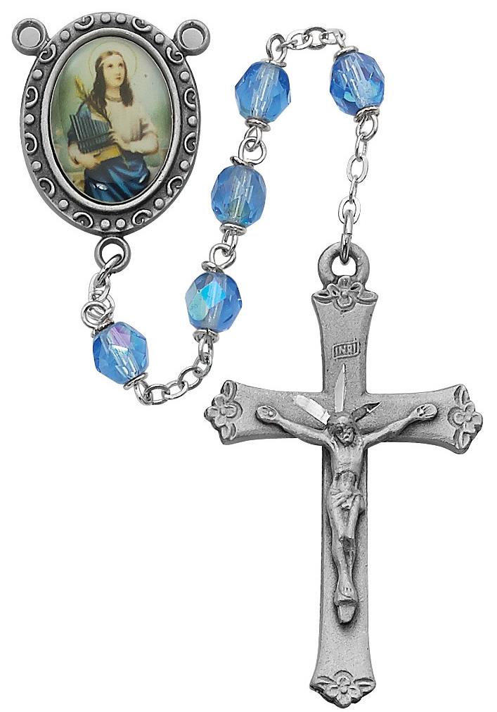 Saint Cecilia Rosary - Style RM187DF