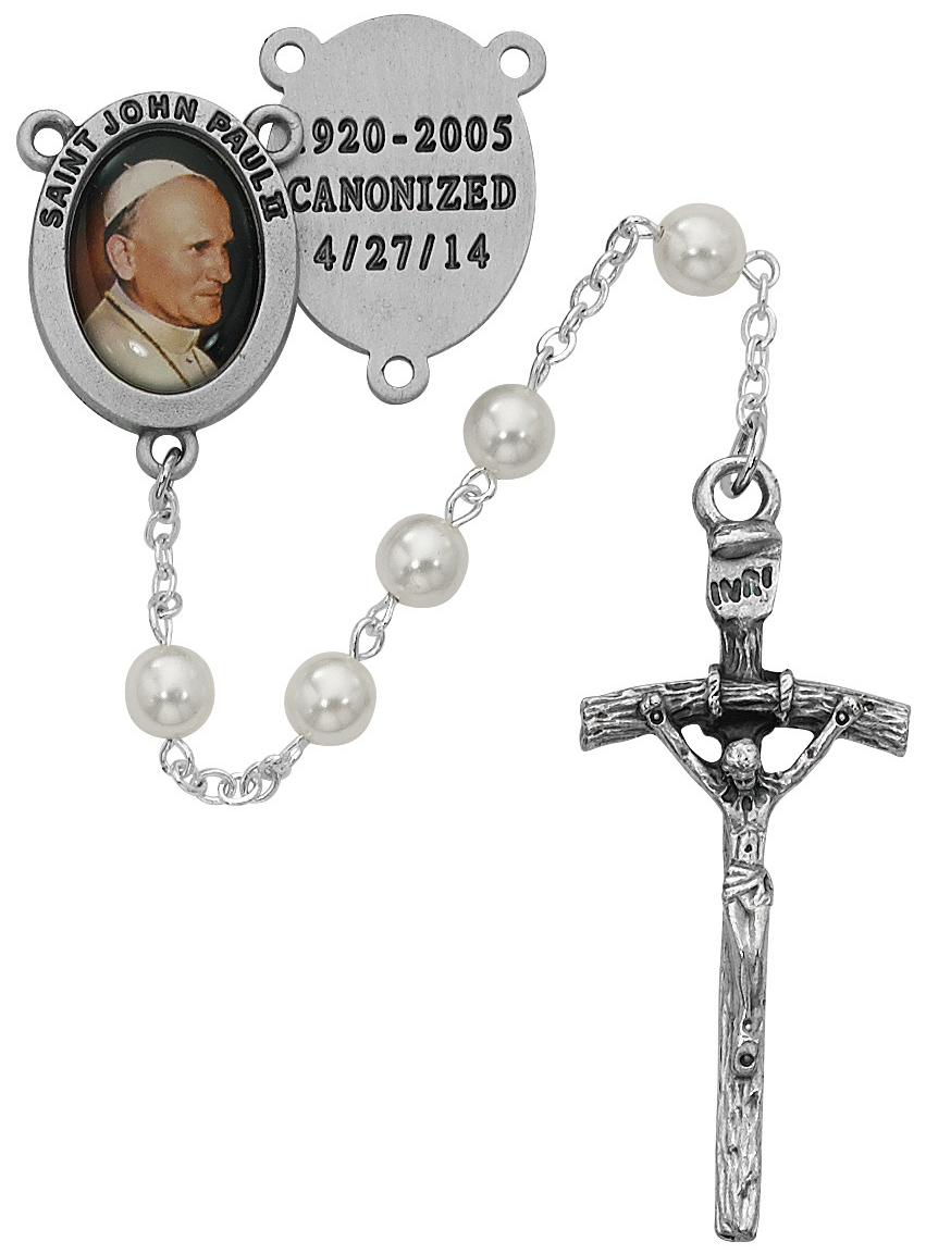 Saint John Paul II Rosary - Style RM481DF